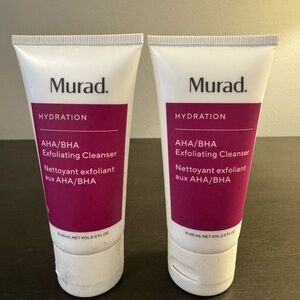 Murad AHA/BHA Exfoliating Cleanser 60 ml 2 fl oz Travel Size NEW X2
